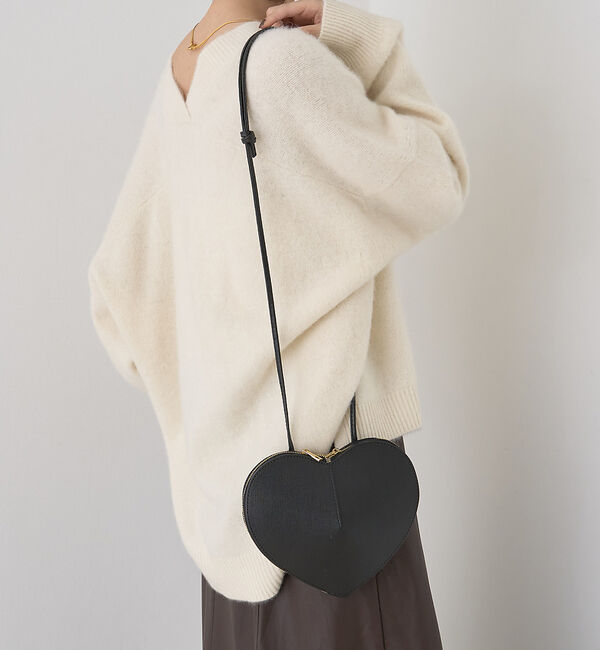 Rouge vif「【AULENTTI/オウレンティ】ハート型ポシェット」|ショルダー・メッセンジャー|