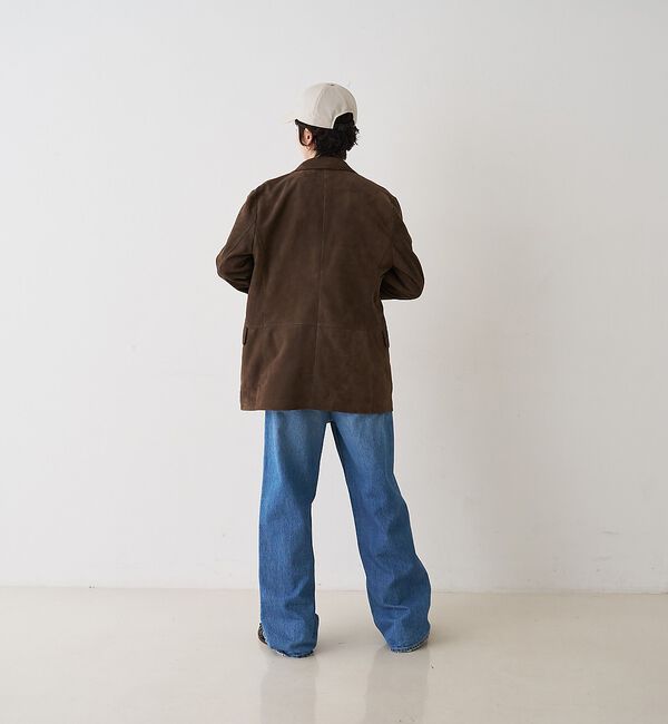 Rouge vif「ゴートスエードシングルジャケット」|テーラードジャケット|