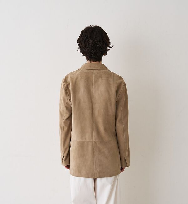 Rouge vif「ゴートスエードシングルジャケット」|テーラードジャケット|