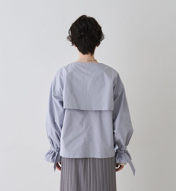 Rouge vif「【撥水・防花粉加工】【一部店舗限定】キャンディスリーブショートトレンチコート【予」|トレンチコート|