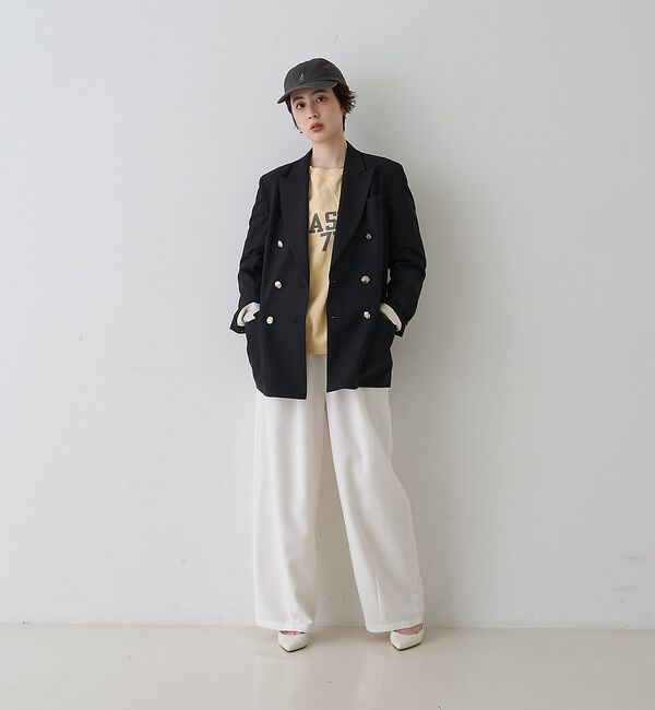 Rouge vif「メンズライクダブルジャケット【予約】」|テーラードジャケット|