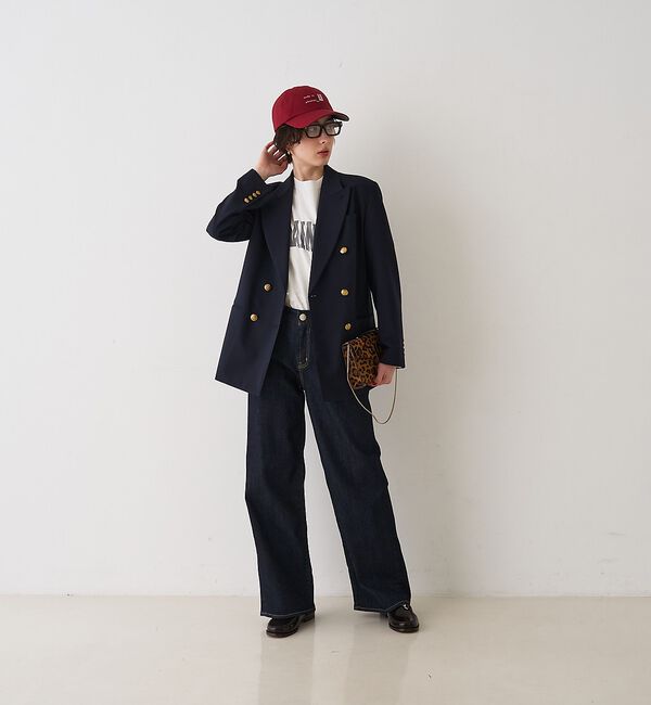 Rouge vif「メンズライクダブルジャケット【予約】」|テーラードジャケット|