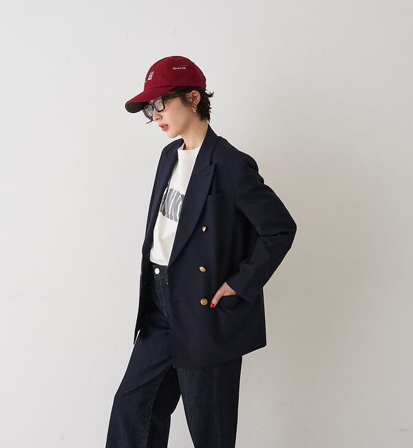 Rouge vif「メンズライクダブルジャケット【予約】」|テーラードジャケット|