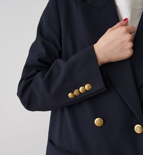Rouge vif「メンズライクダブルジャケット【予約】」|テーラードジャケット|