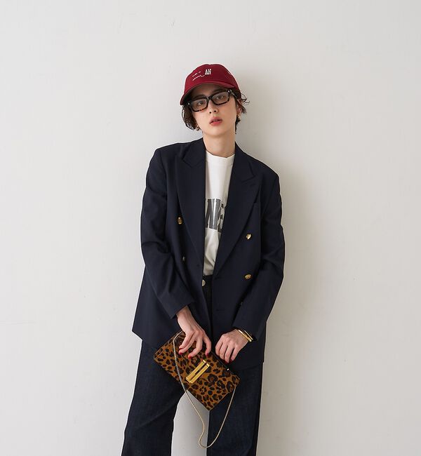 Rouge vif「メンズライクダブルジャケット【予約】」|テーラードジャケット|