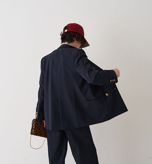 Rouge vif「メンズライクダブルジャケット【予約】」|テーラードジャケット|