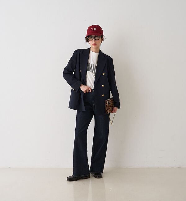 Rouge vif「メンズライクダブルジャケット【予約】」|テーラードジャケット|