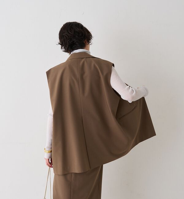 Rouge vif「【セットアップ対応】テーラーカラージレ」|ダウンベスト・ベスト|