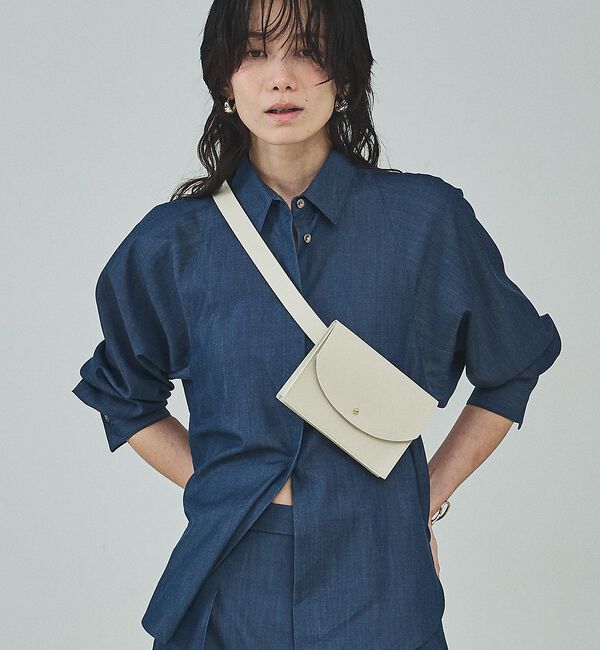 qualite「レザーベルトミニバック」|ショルダー・メッセンジャー|