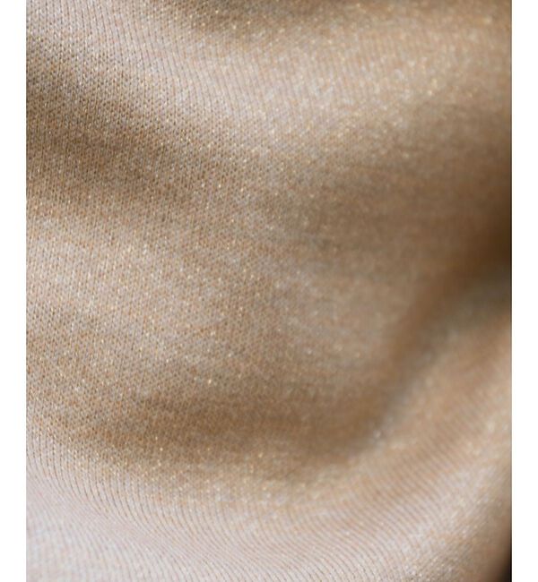 qualite「【ラフすぎない大人のスウェット】ラメスウェットプルオーバー」|スウェット・ジャージ|