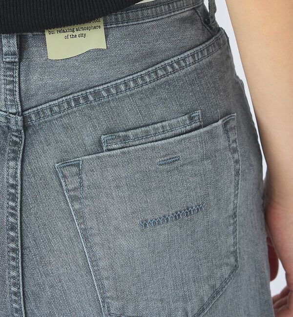 qualite「【YANUK】Wide Flare FRG ワイドフレアパンツ」|デニム|