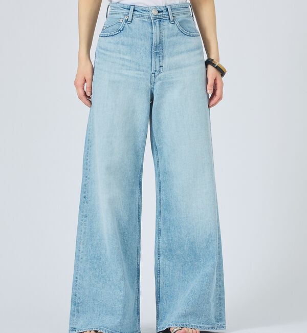 qualite「【YANUK】Wide Flare MFT ワイドフレアパンツ」|デニム|