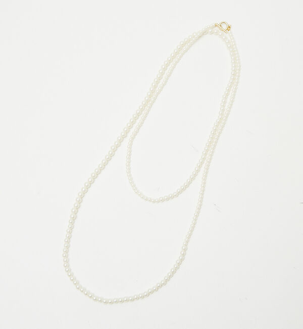 abahouse mavie「ロングパールネックレス」|ネックレス|