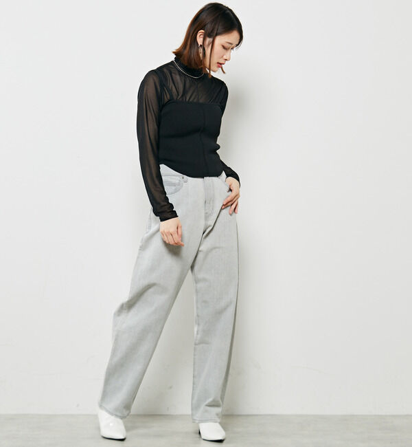 Soffitto「ニットビスチェ」|ニット・セーター|ブラック