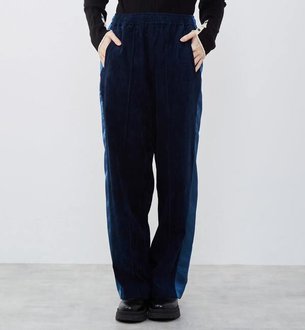 Soffitto「【Soffitto x KojiKojiコラボ】サテン側章ベロアリラックスパンツ」|その他|