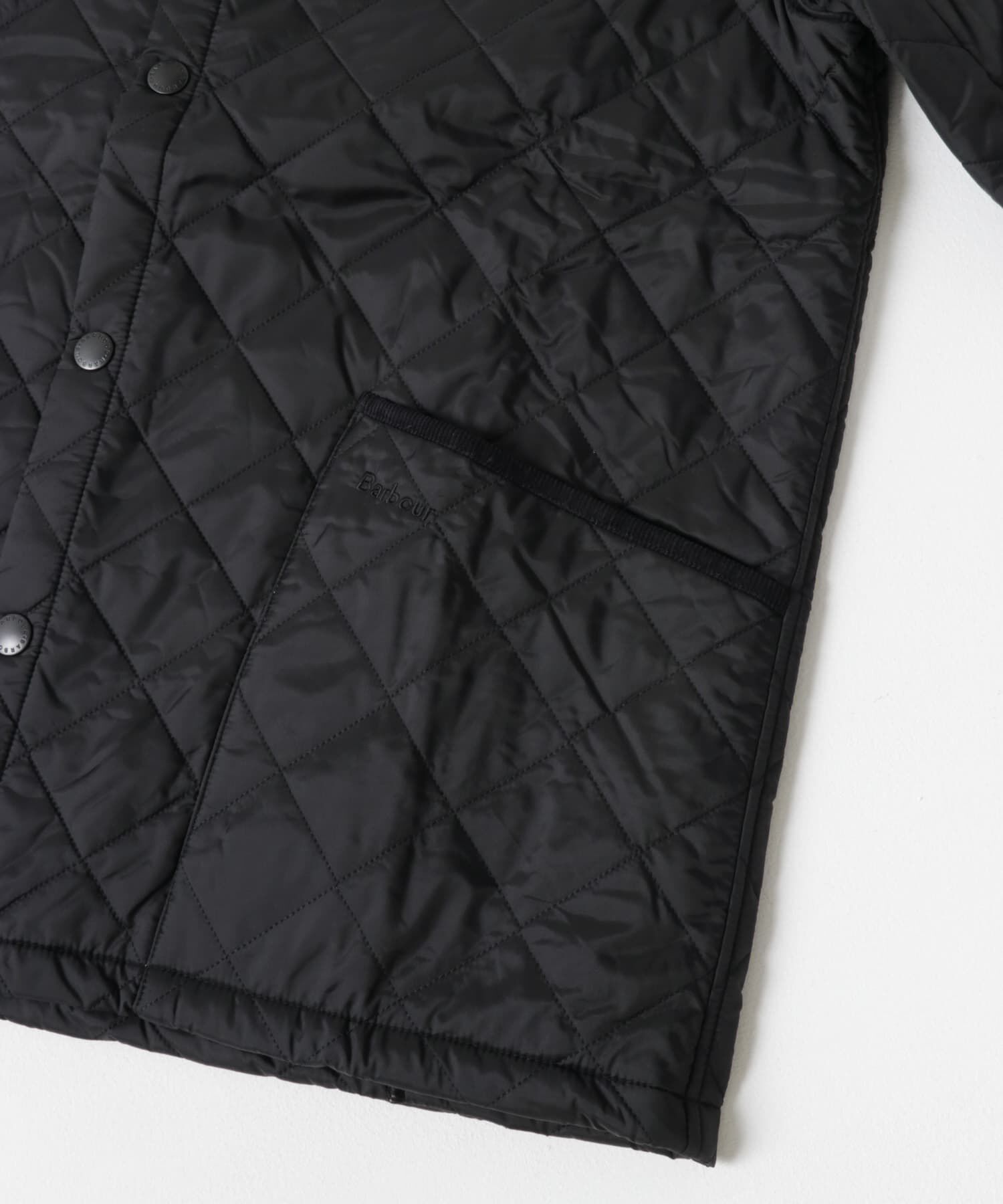 URBAN RESEARCH DOORS「LIDDESDALE QUILTED JACKET」|ノーカラーコート|