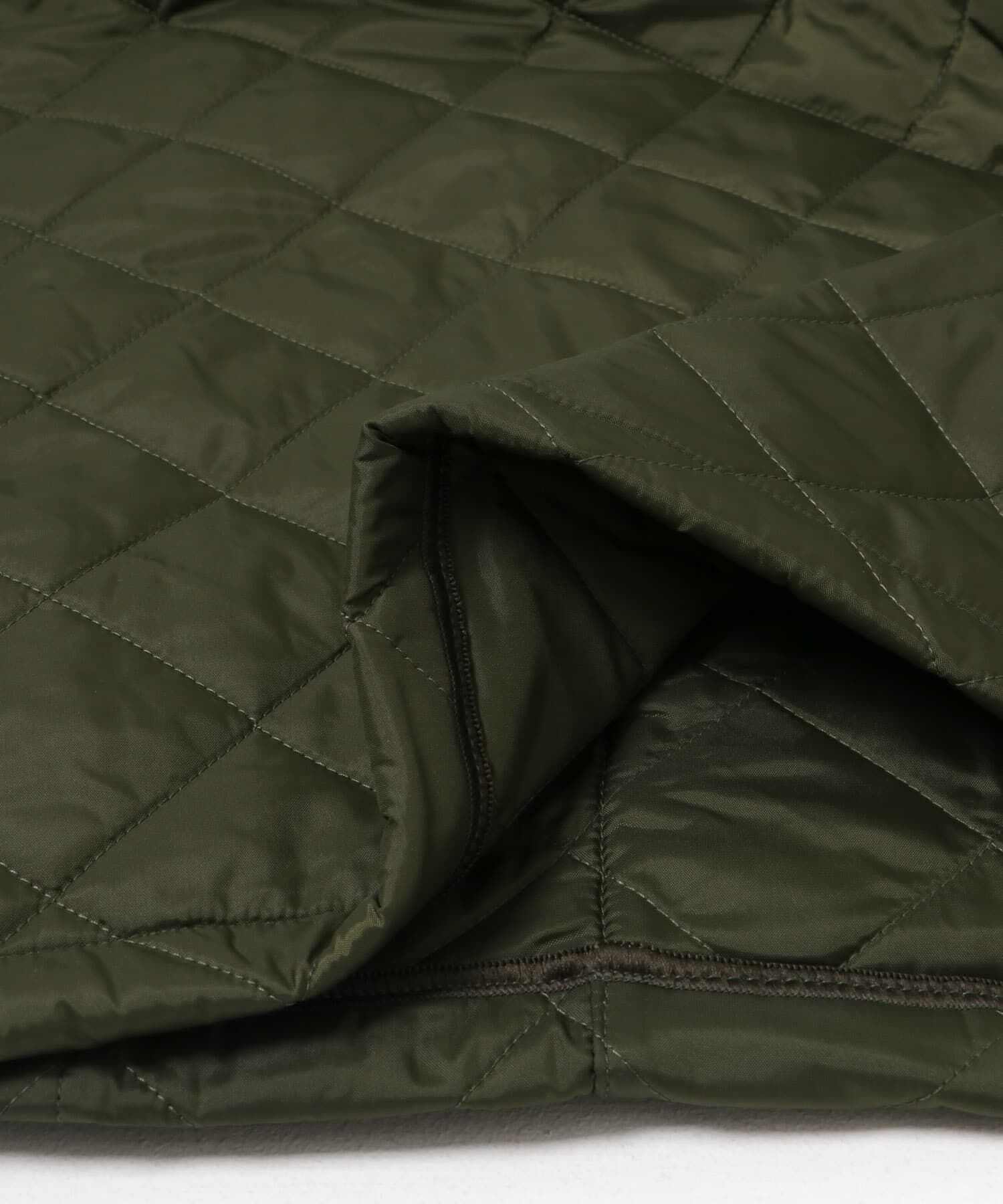 URBAN RESEARCH DOORS「LIDDESDALE QUILTED JACKET」|ノーカラーコート|