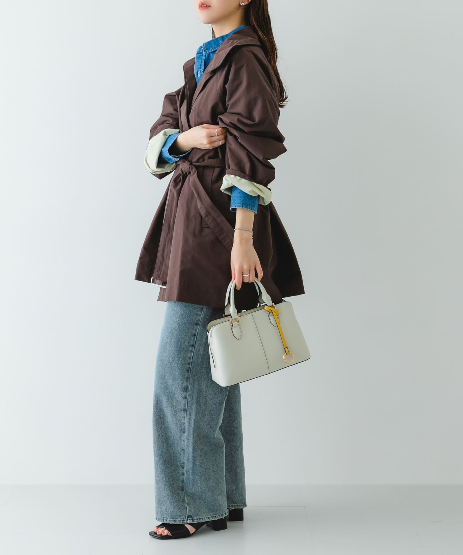 RODE SKO「センターステッチハンドバッグ」|ハンドバッグ|