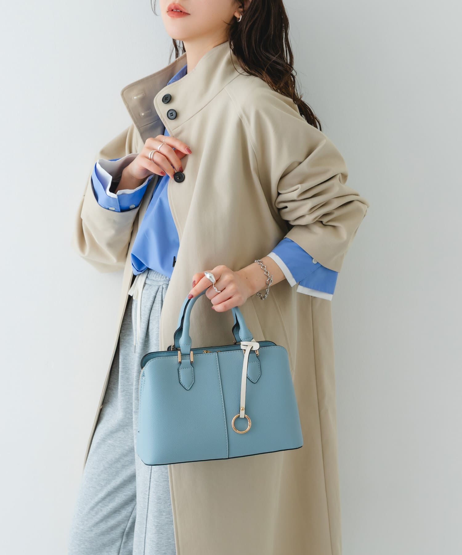 RODE SKO「センターステッチハンドバッグ」|ハンドバッグ|