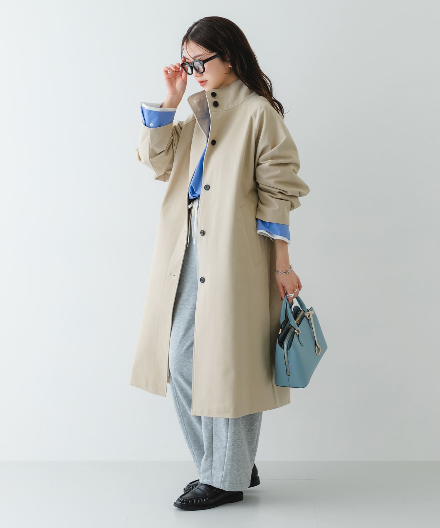 RODE SKO「センターステッチハンドバッグ」|ハンドバッグ|