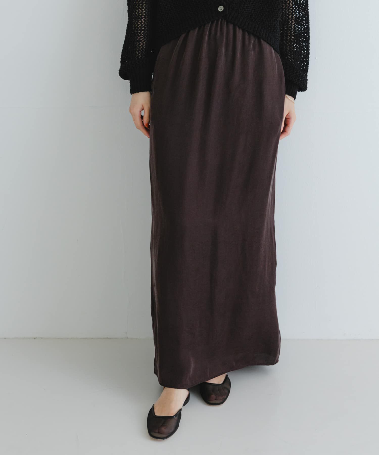 URBAN RESEARCH「『2サイズ展開』キュプラサテンストレートスカート」|スカート|