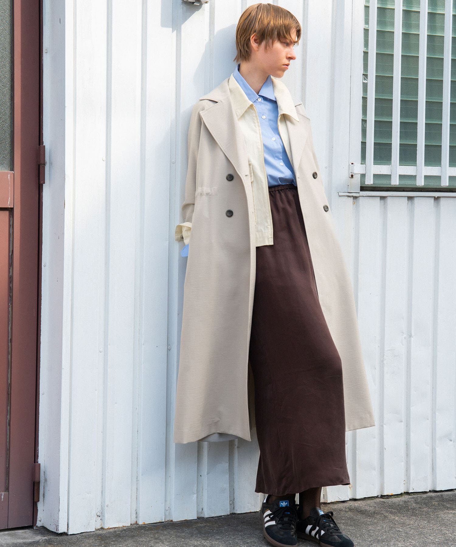 URBAN RESEARCH「『2サイズ展開』キュプラサテンストレートスカート」|スカート|