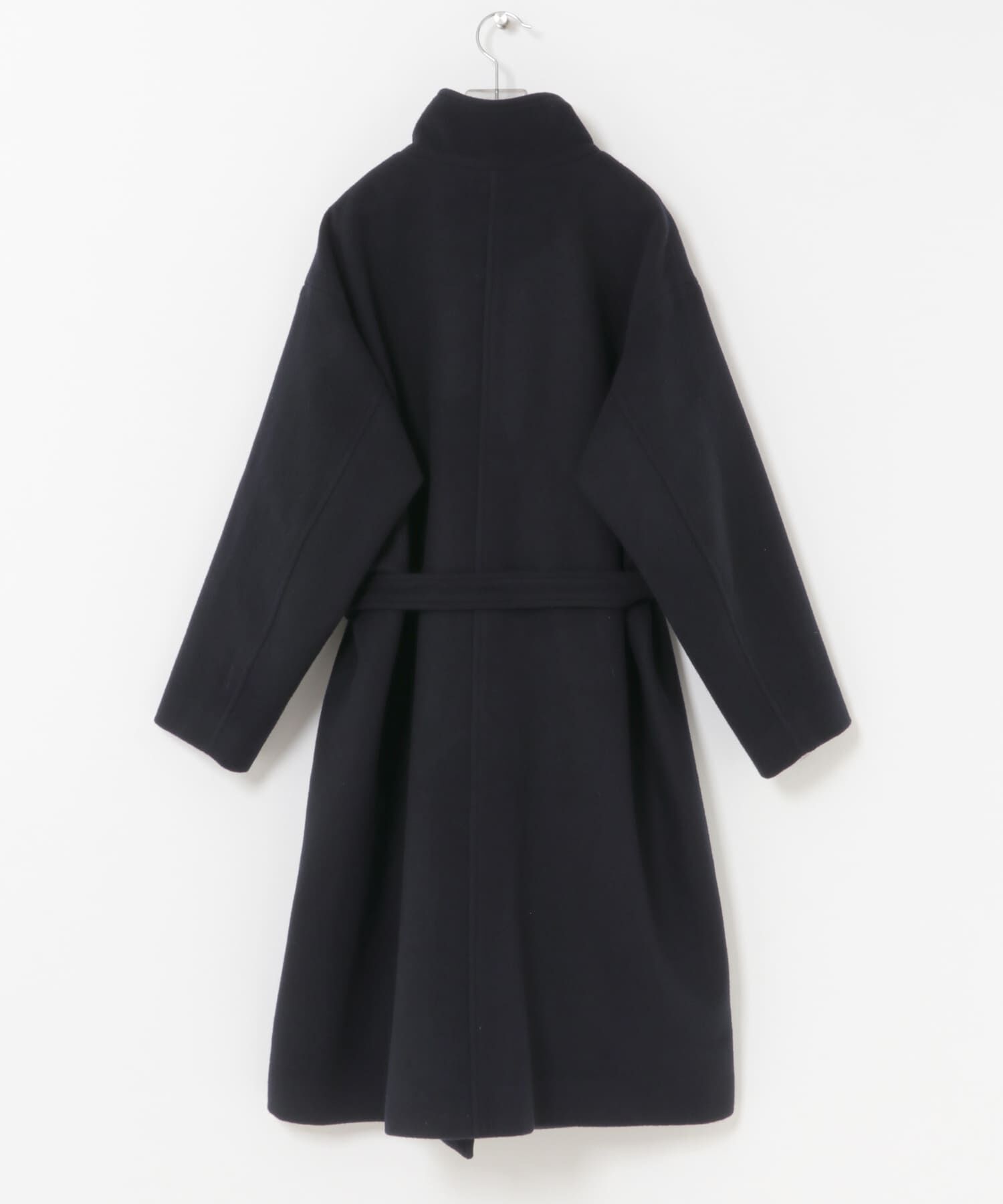 URBAN RESEARCH「スーパー100ウールスタンドカラーコート」|ノーカラーコート|