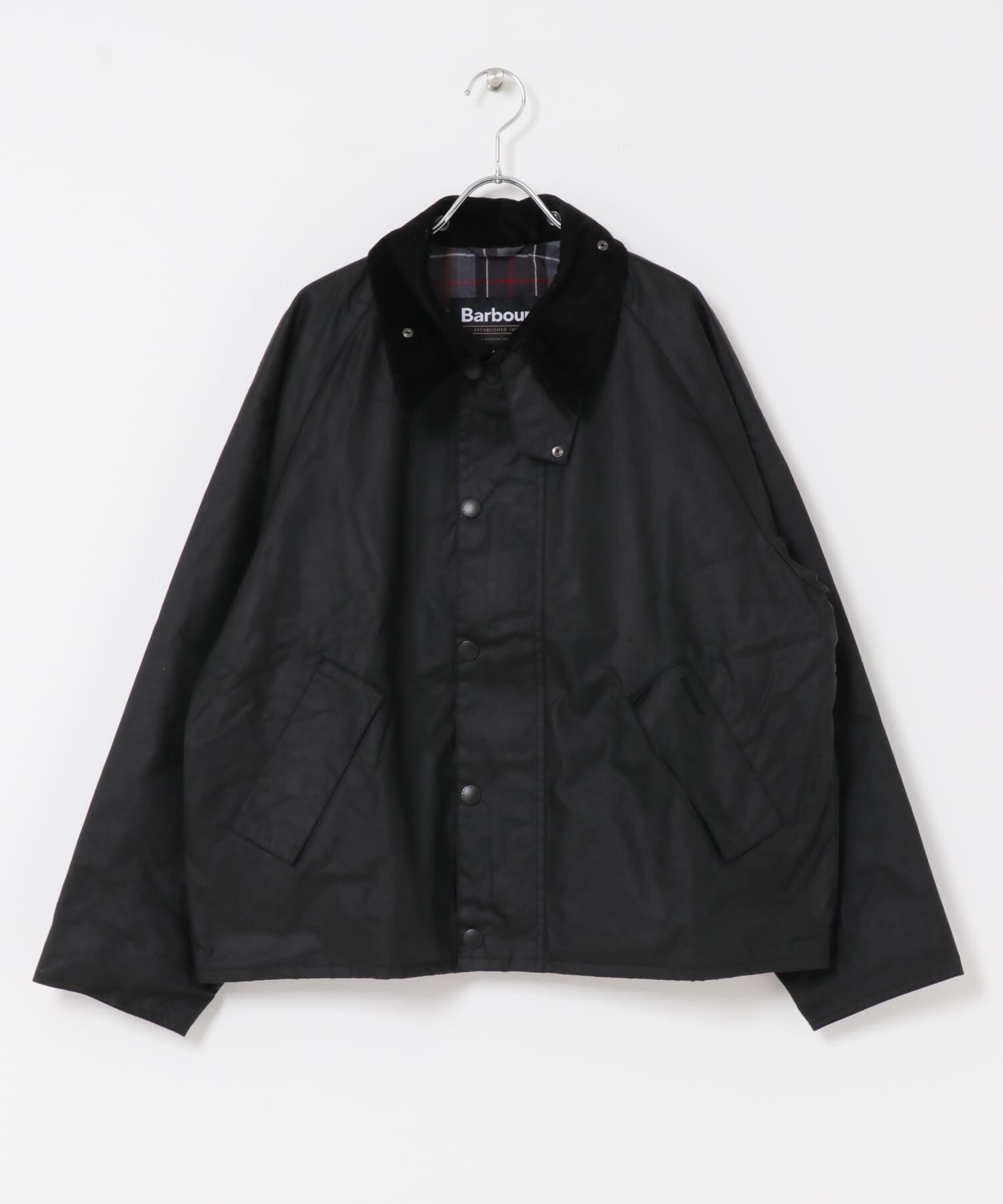 URBAN RESEARCH DOORS「Barbour　OS TRANSPORT WAX JACKET」|ノーカラーコート|