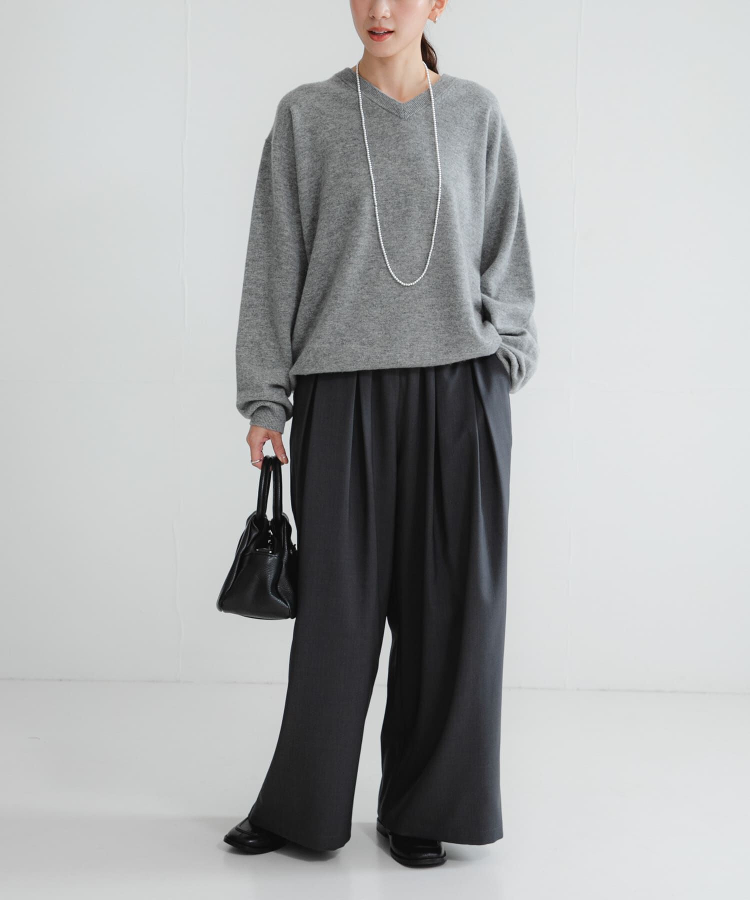 URBAN RESEARCH「ストレッチタックギャザーワイドパンツ」|その他|