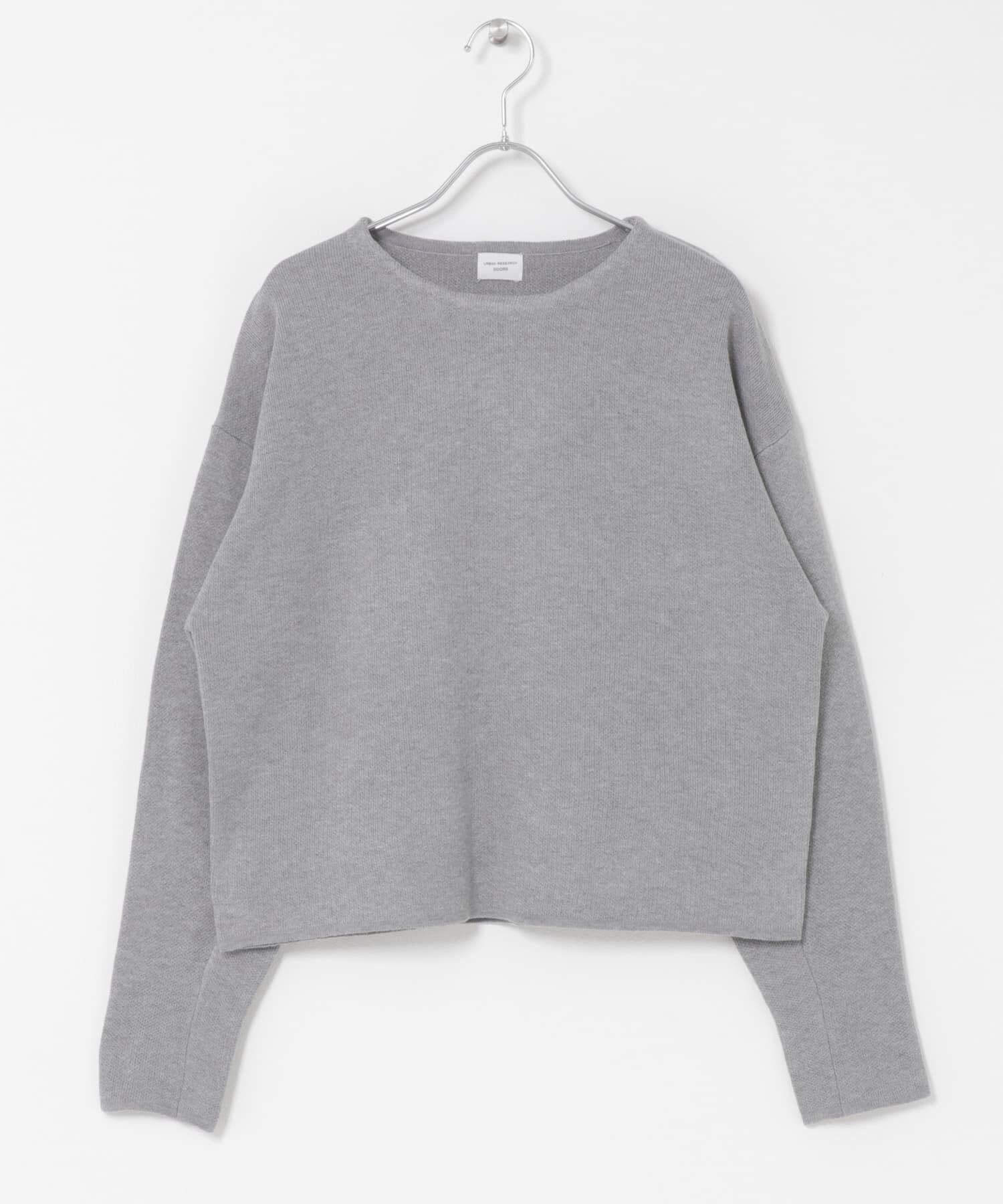 URBAN RESEARCH DOORS「ショート丈コンパクトニット」|ニット・セーター|