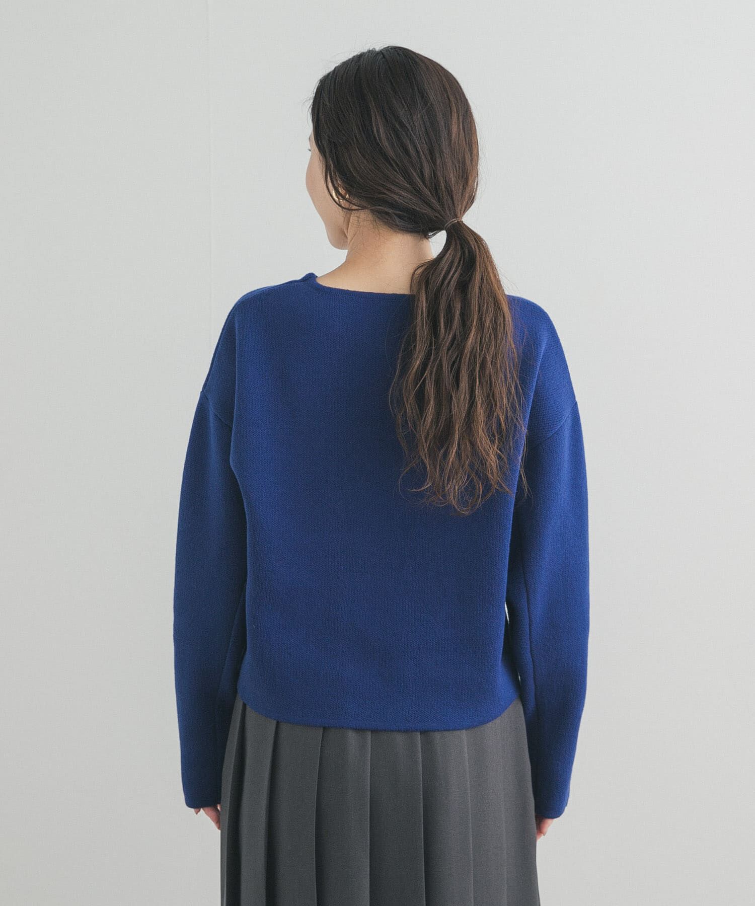 URBAN RESEARCH DOORS「ショート丈コンパクトニット」|ニット・セーター|