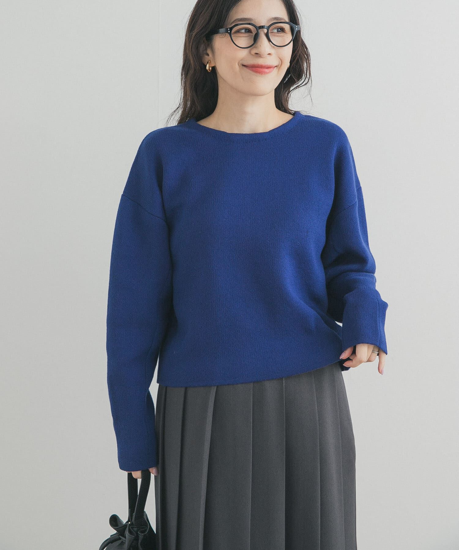 URBAN RESEARCH DOORS「ショート丈コンパクトニット」|ニット・セーター|