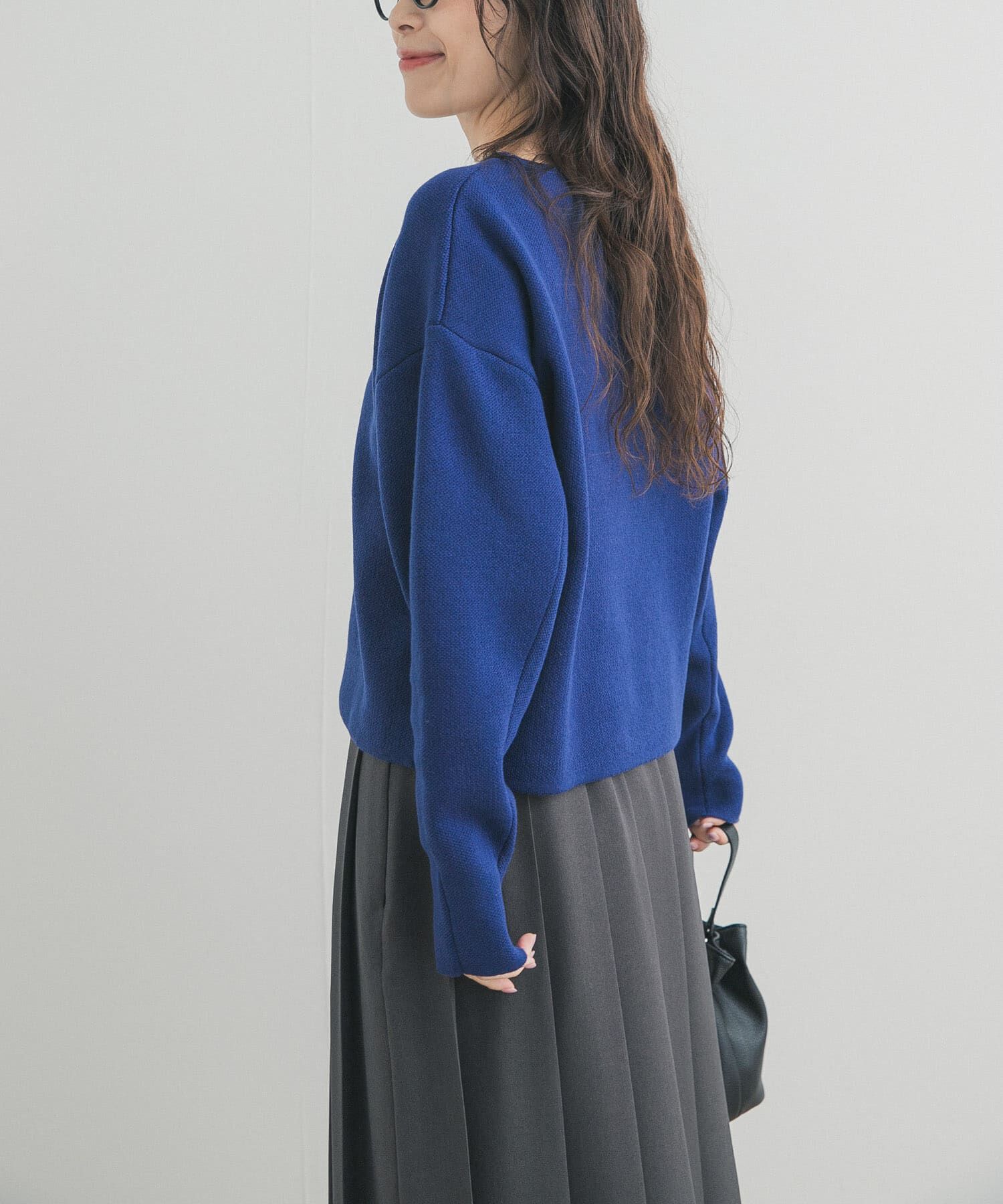 URBAN RESEARCH DOORS「ショート丈コンパクトニット」|ニット・セーター|