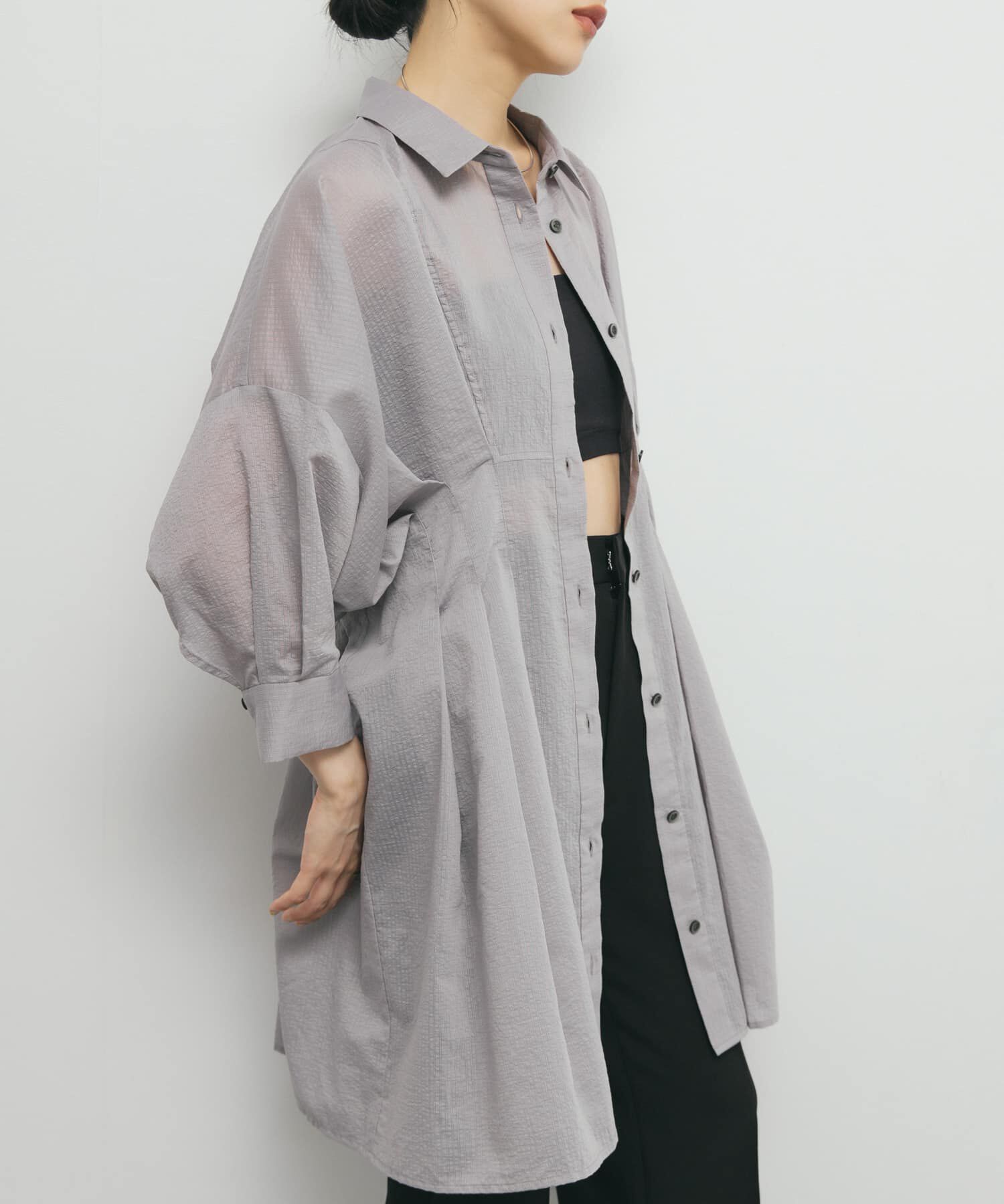  「ウエストタックシアーストライプミニワンピース」|ワンピース|