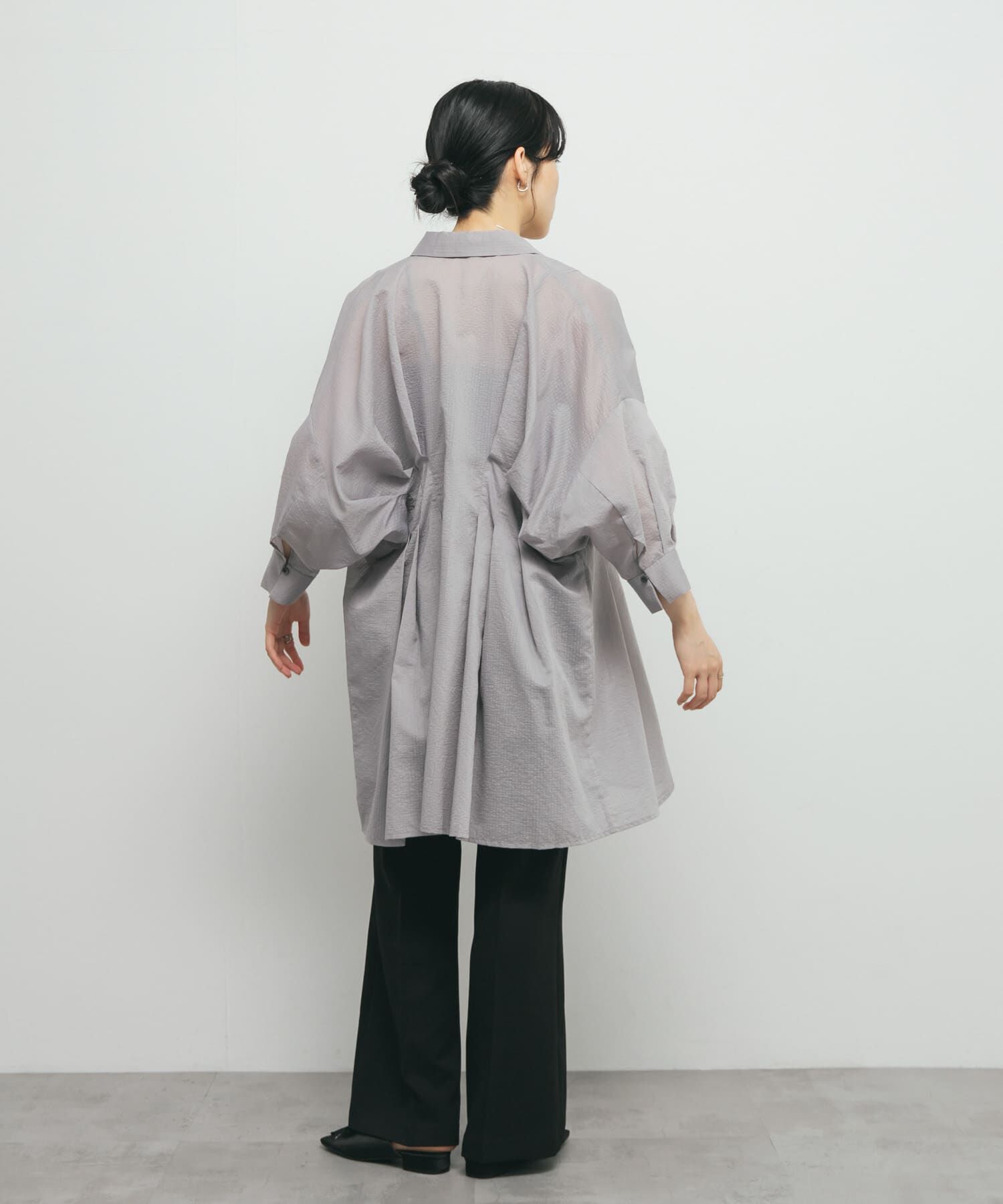  「ウエストタックシアーストライプミニワンピース」|ワンピース|