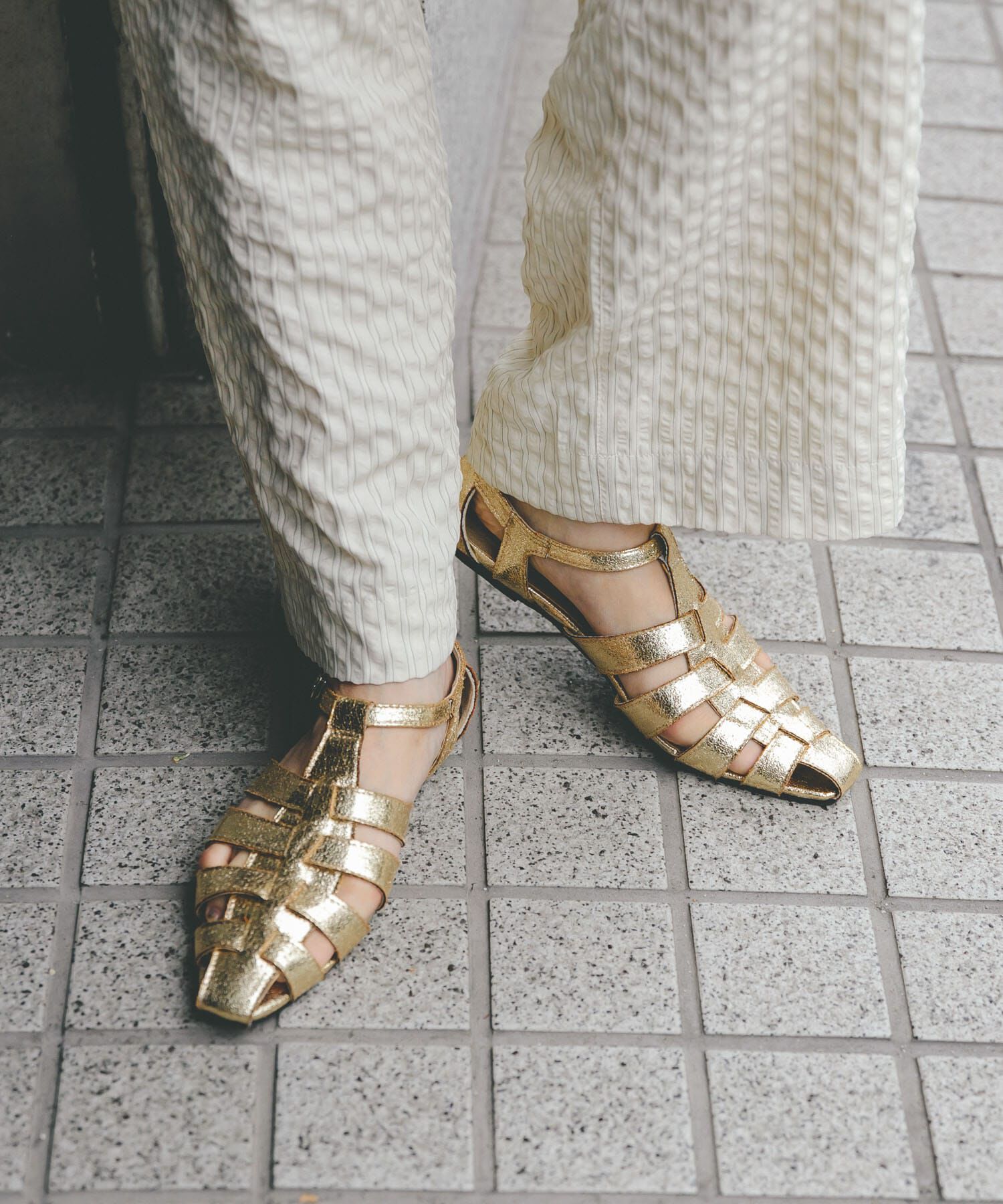  「フラットグルカサンダル」|サンダル|