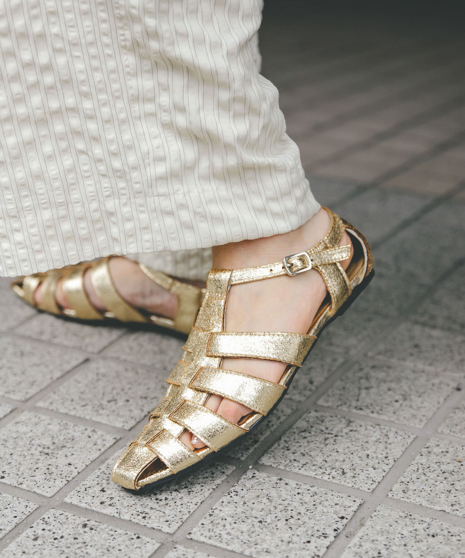  「フラットグルカサンダル」|サンダル|