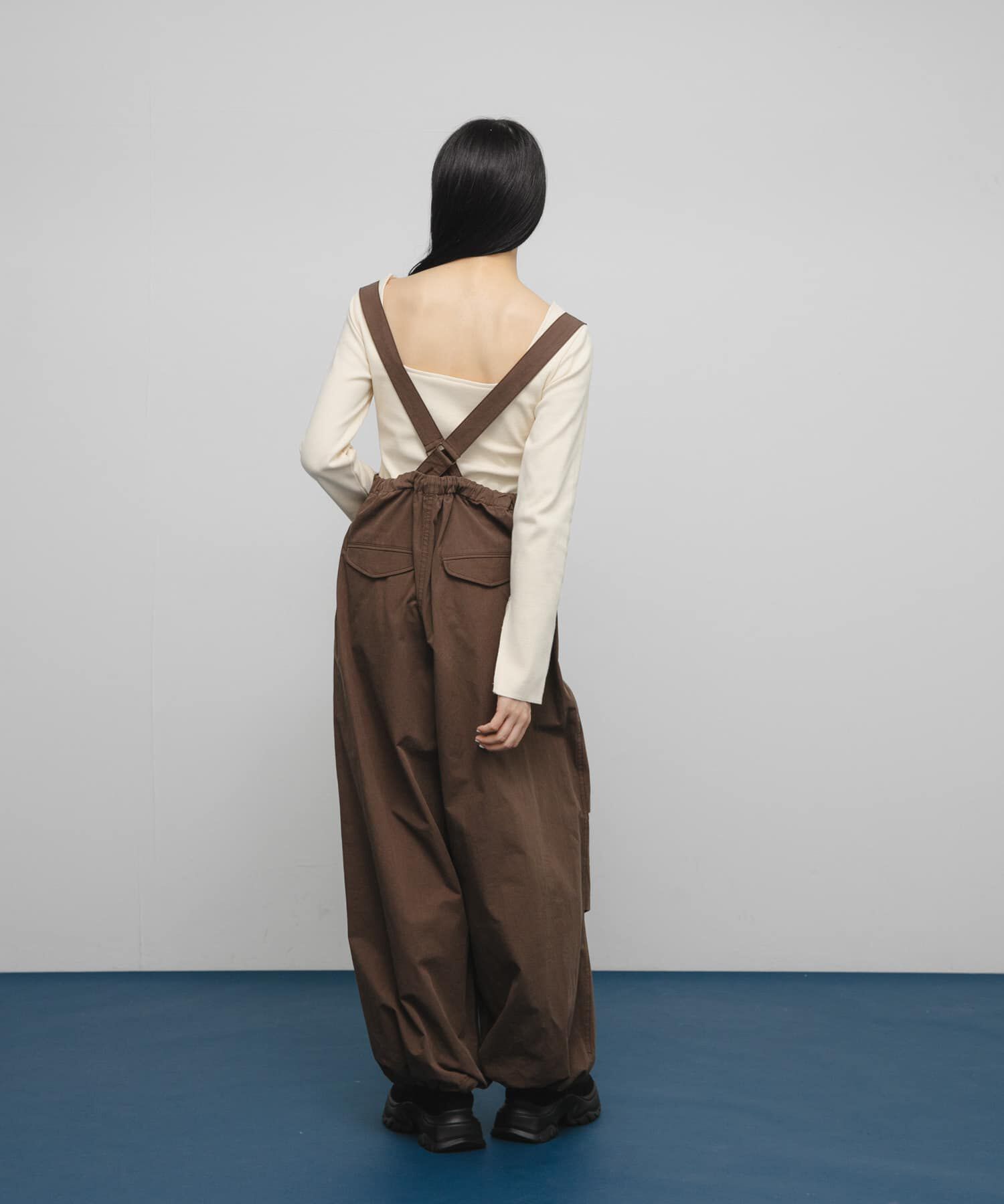  「バックオープンカップ付ロンTEE」|Tシャツ・カットソー|