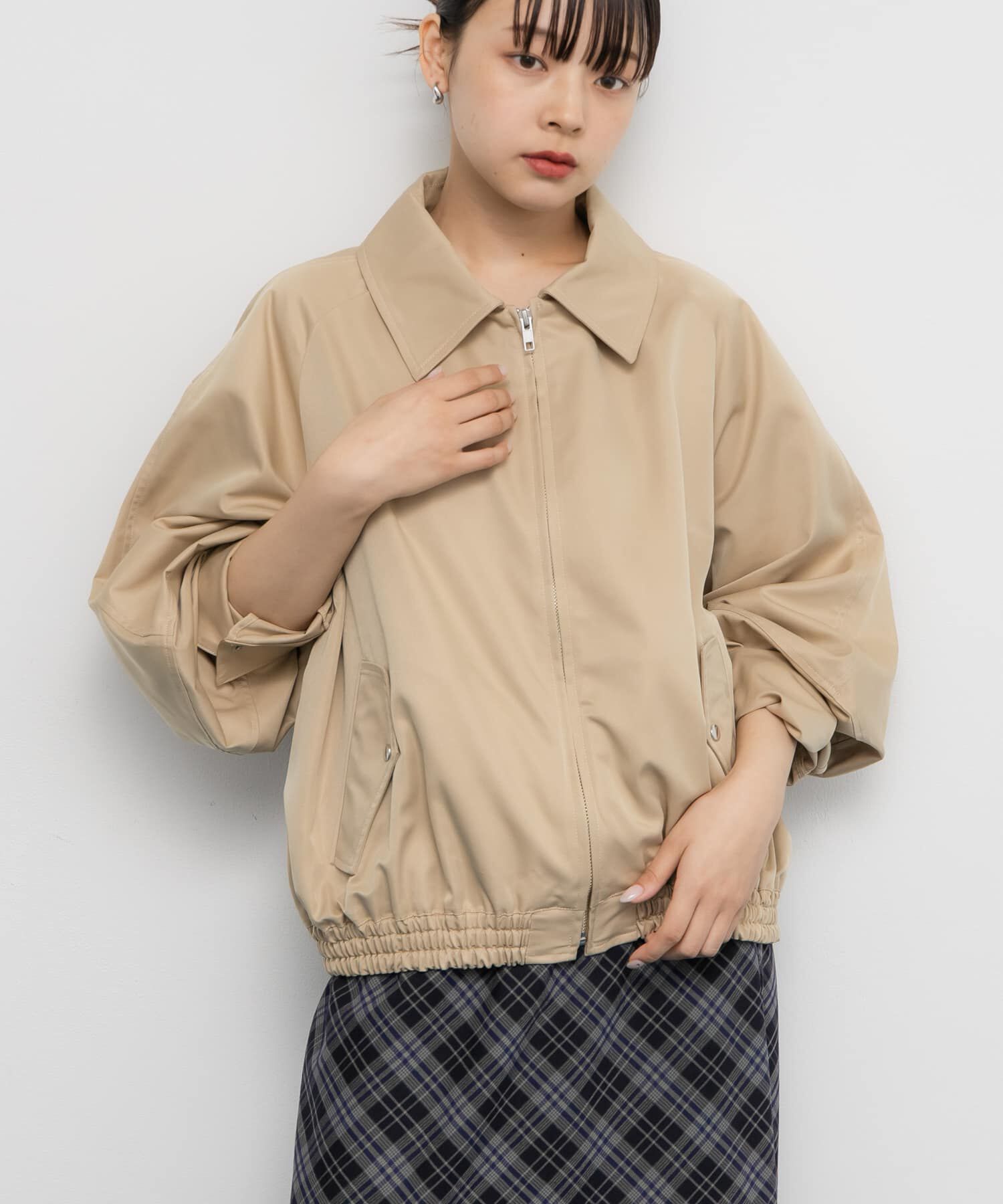  「ブライトZIPブルゾン」|ブルゾン・スタジャン|