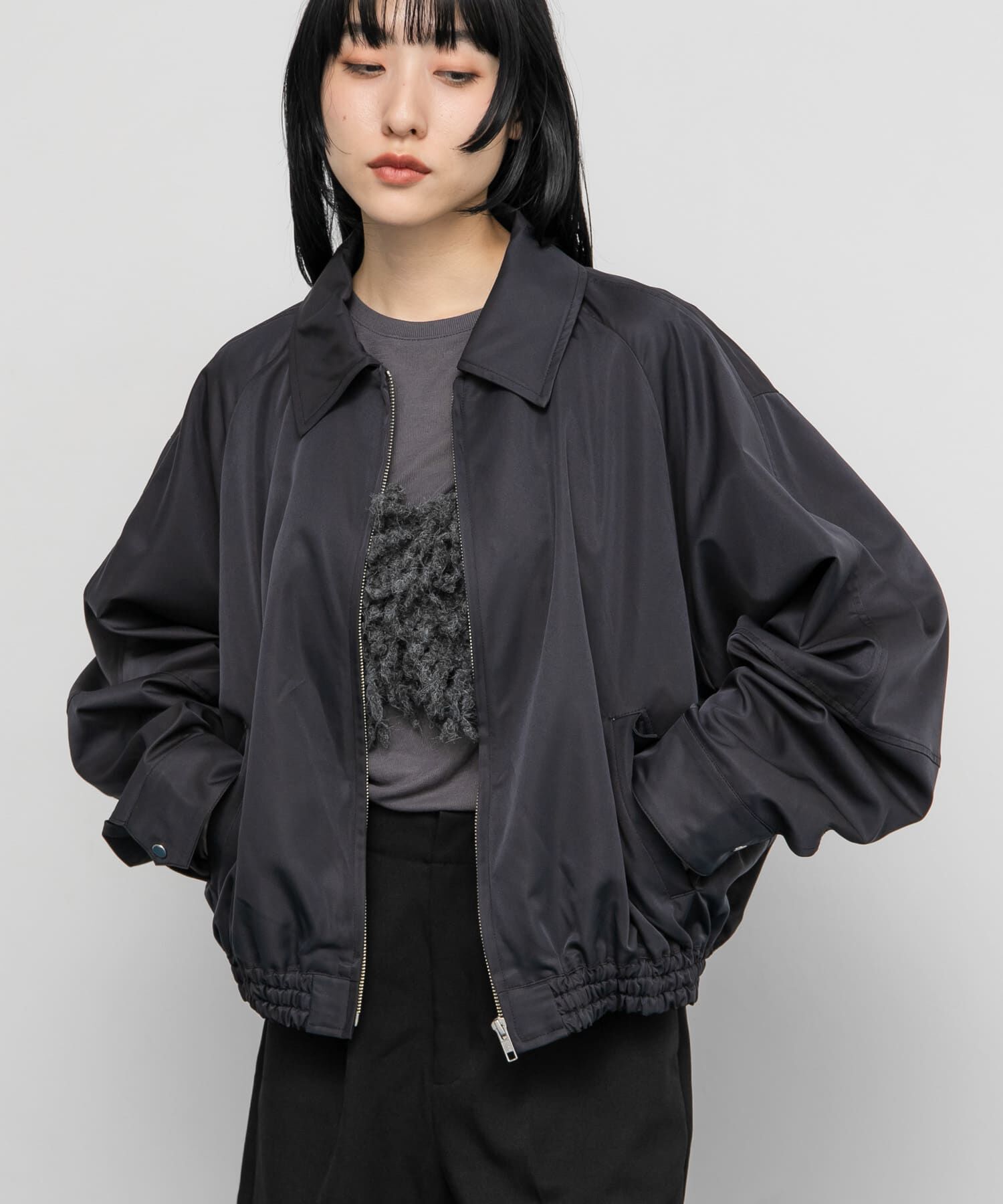  「ブライトZIPブルゾン」|ブルゾン・スタジャン|