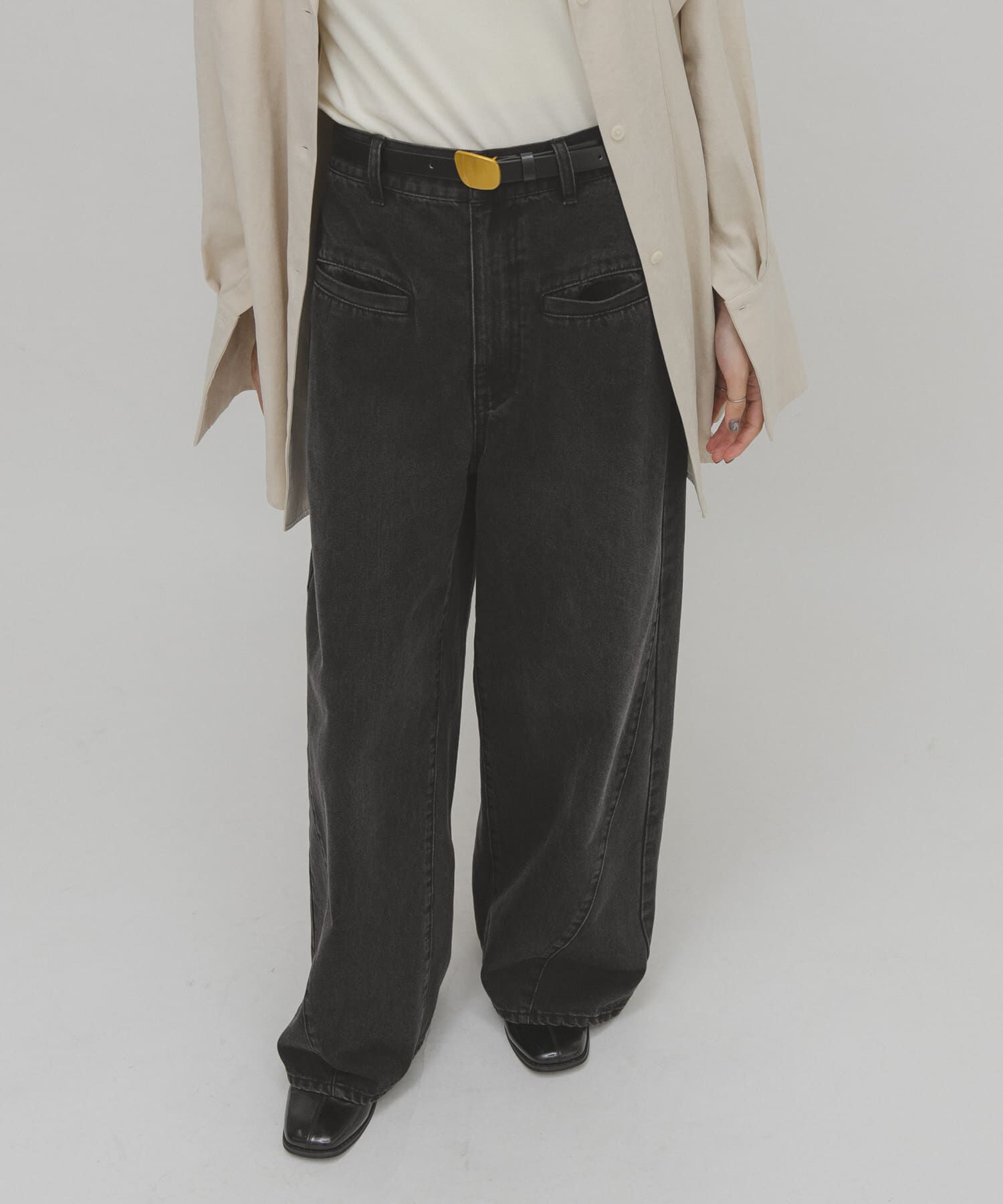  「プレートバックルベルト」|ベルト|