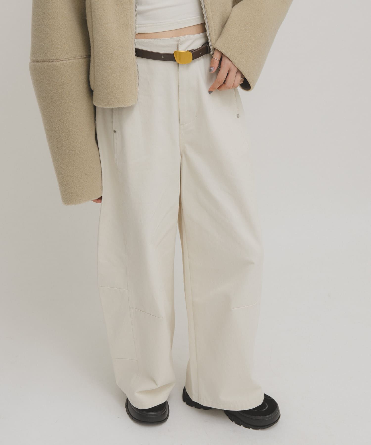  「プレートバックルベルト」|ベルト|