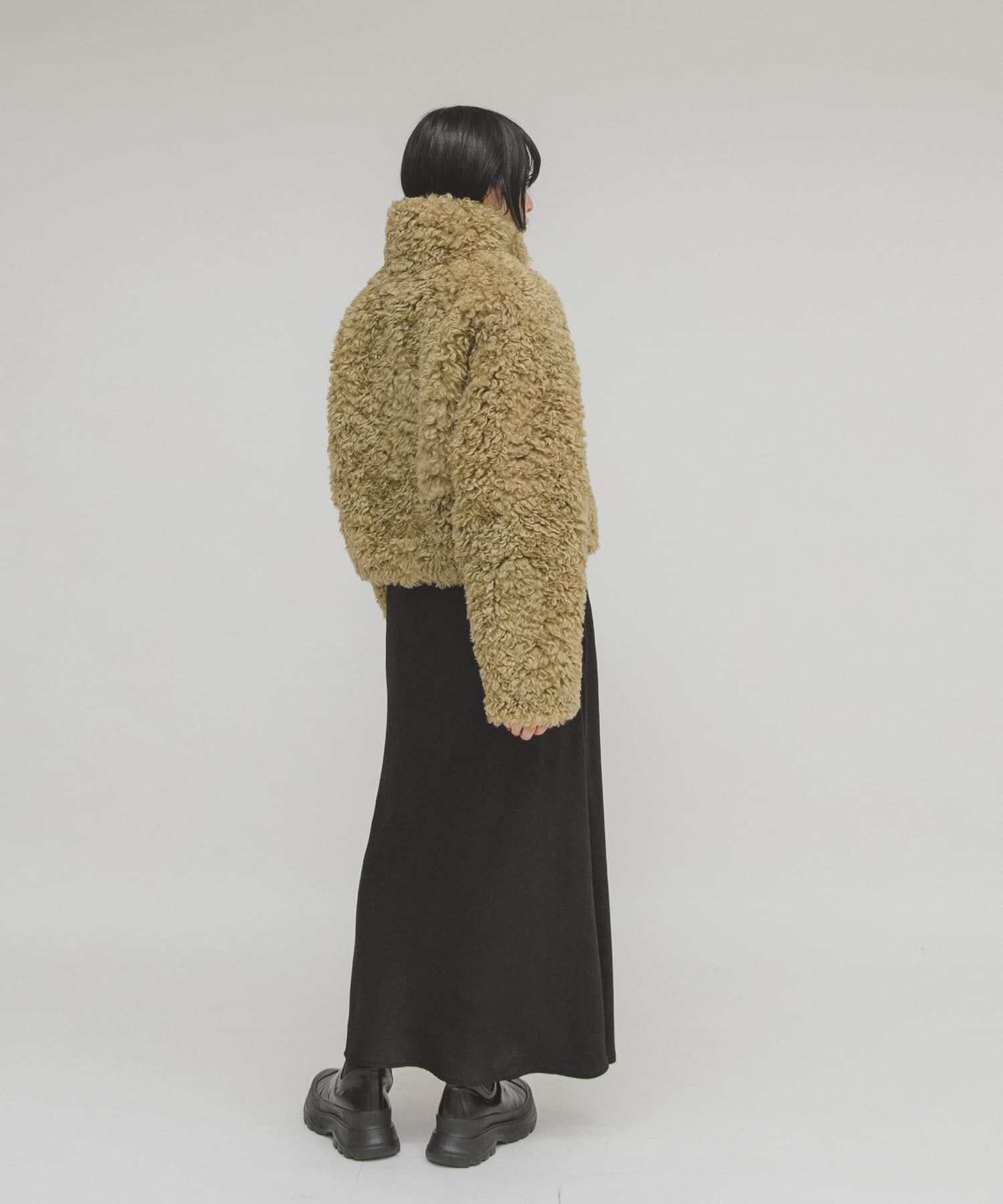  「クラッシュサテンナロースカート」|スカート|