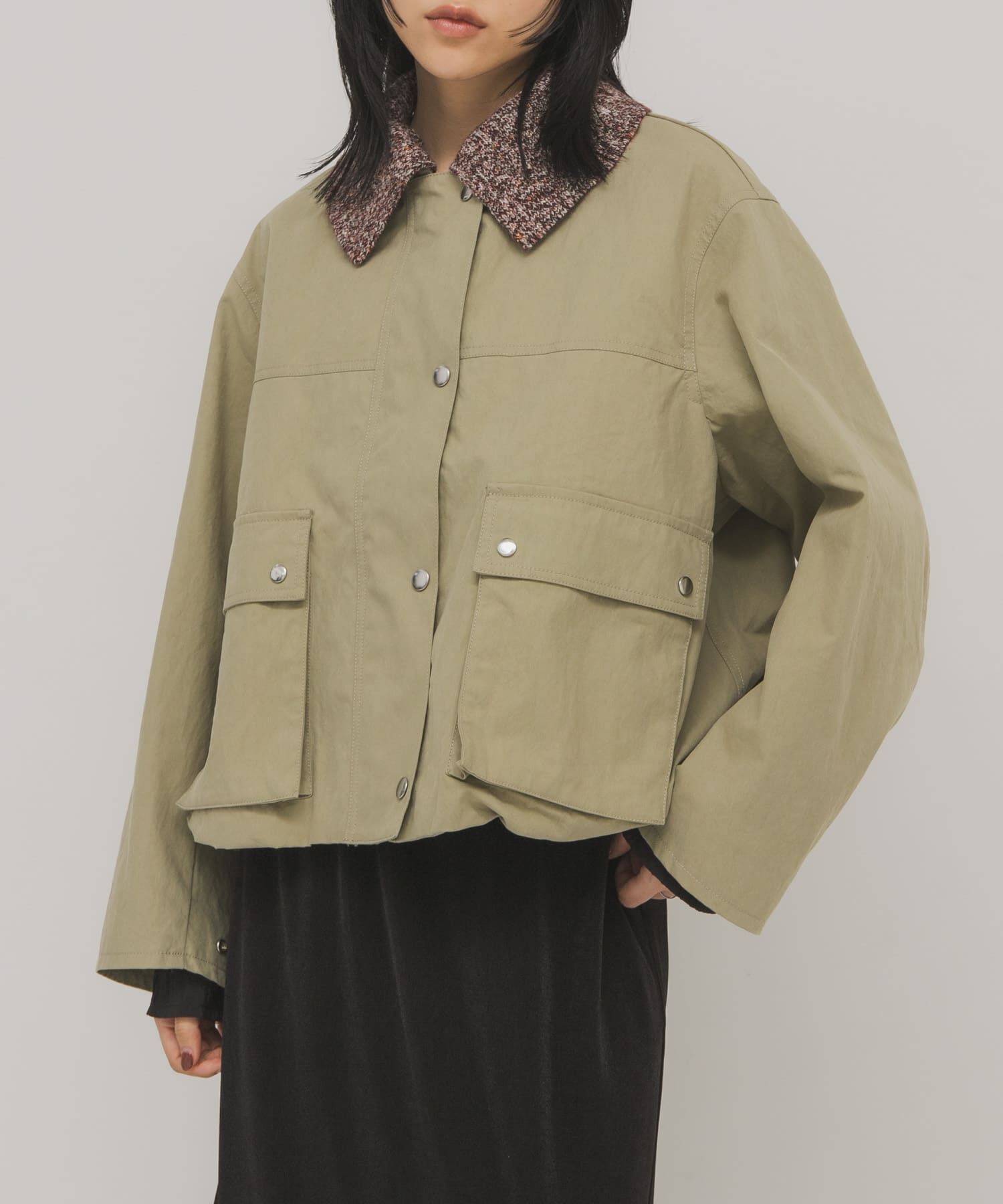  「2WAYカラーバルーンブルゾン」|ブルゾン・スタジャン|