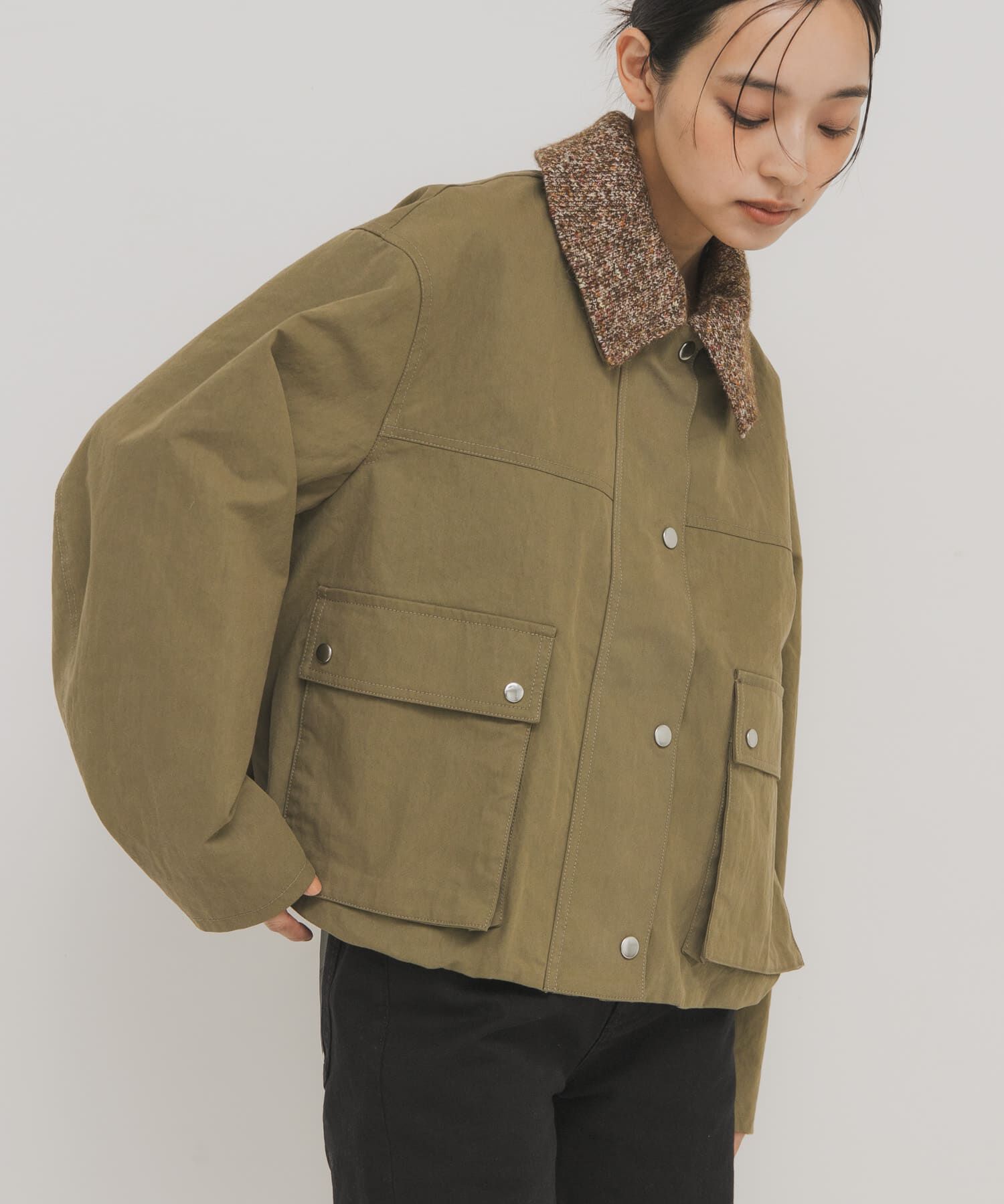  「2WAYカラーバルーンブルゾン」|ブルゾン・スタジャン|