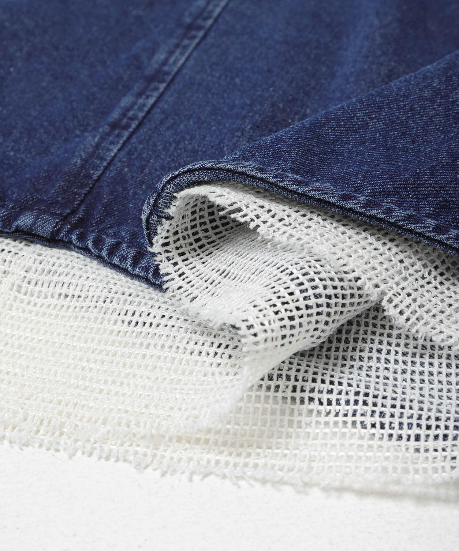  「メッシュレイヤードデニムキャミワンピース」|ワンピース|