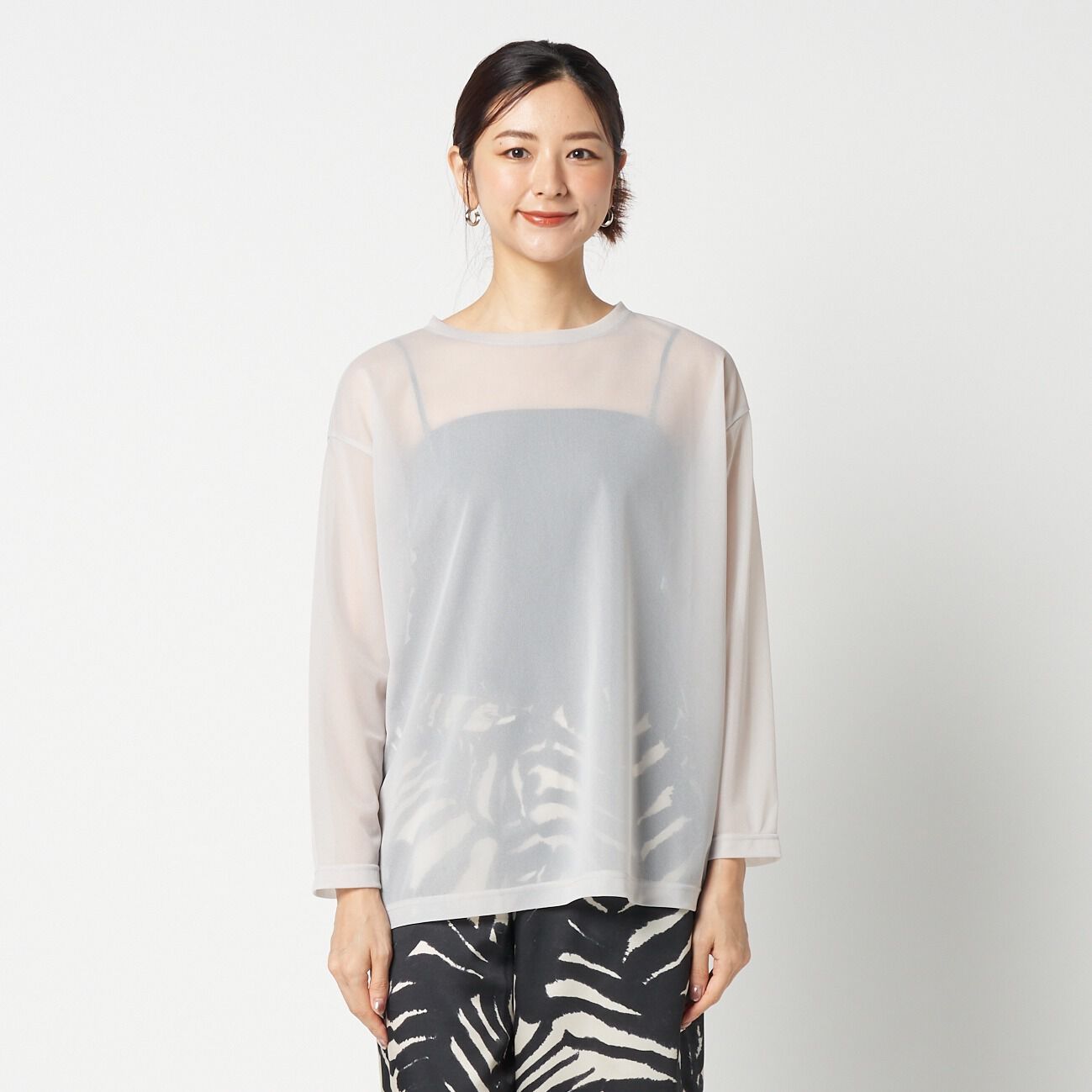 HELIOPOLE「HELIOPOLE SHEER LONG SLEEVE TEE」|Tシャツ・カットソー|