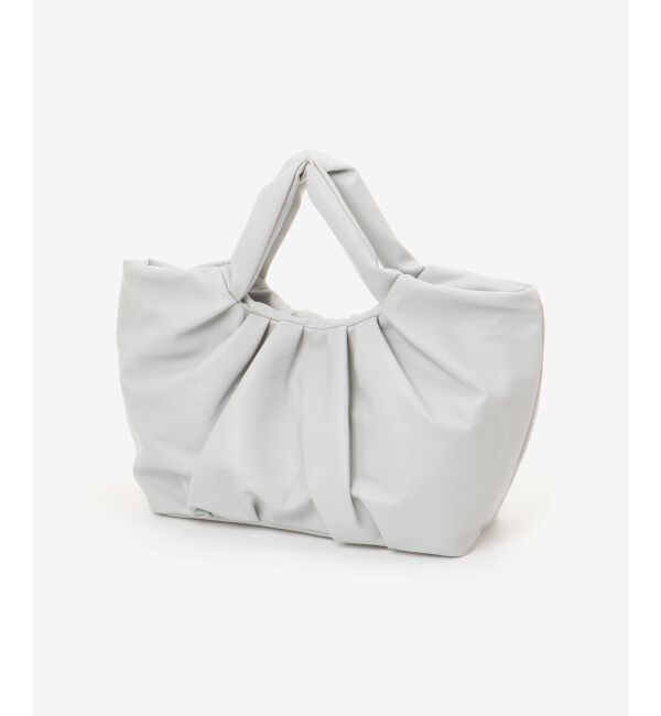 MAJESTICLEGON「ギャザーハンドバッグ」|ハンドバッグ|L／グレー
