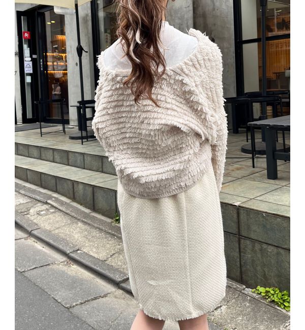 MAJESTICLEGON「ツイードミニキャミワンピ」|ワンピース|