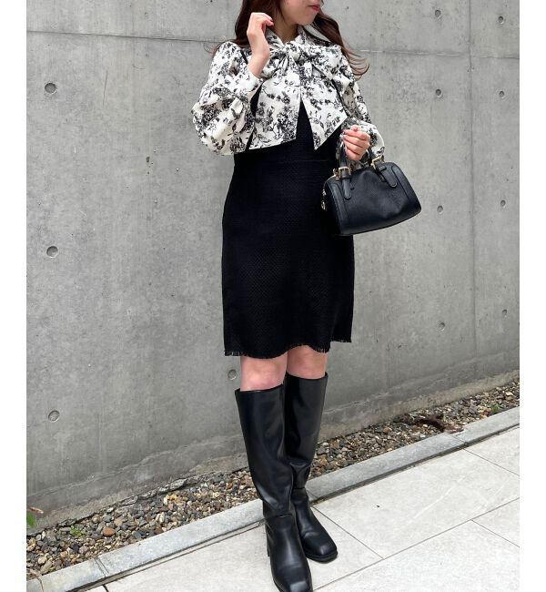 MAJESTICLEGON「ツイードミニキャミワンピ」|ワンピース|